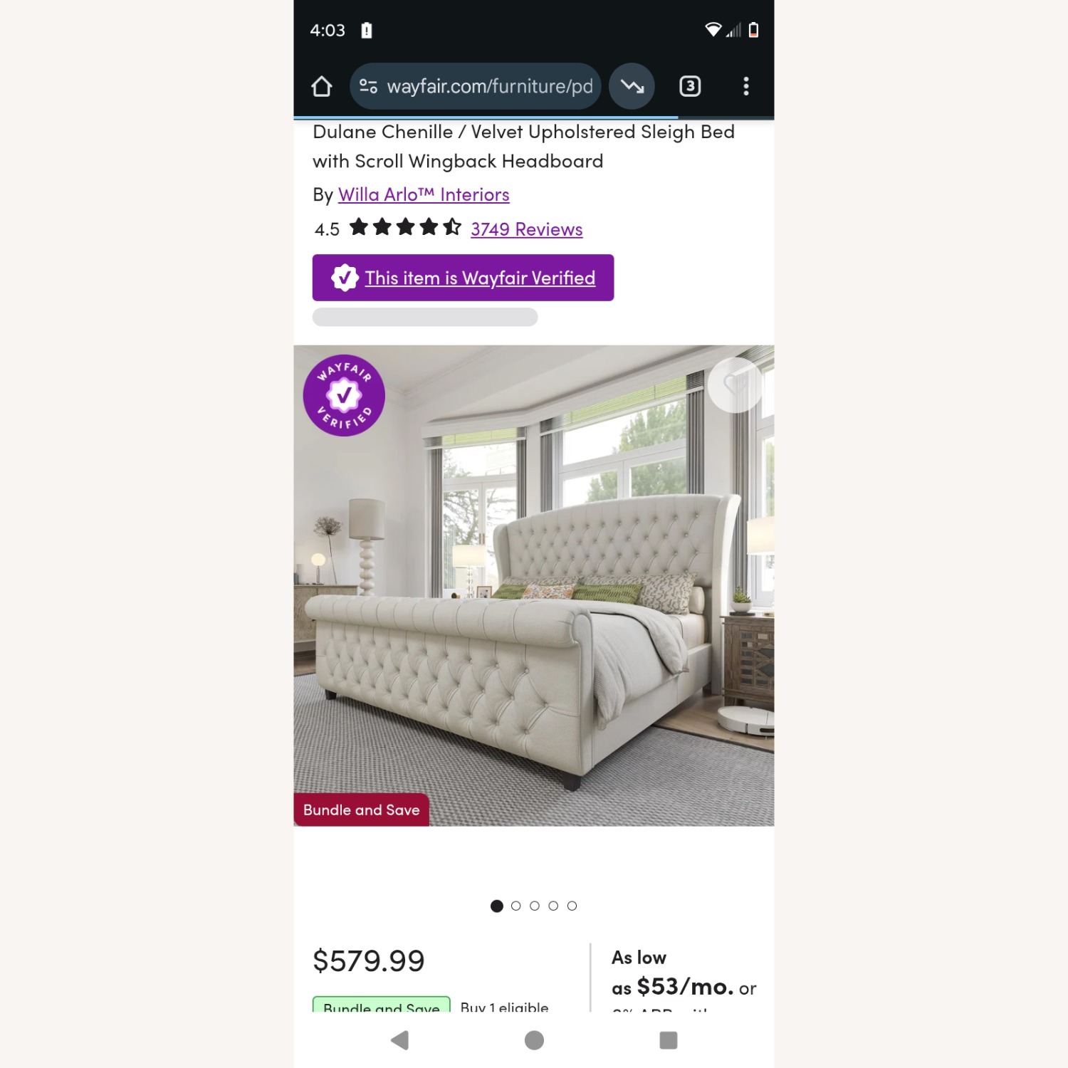 Liberty Furniture Slay Bed  - image-3