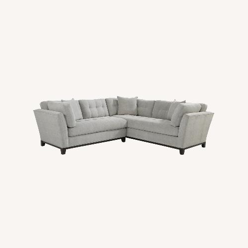 Used Rooms To Go Cindy Crawford Metropolis 2 pc Sectional for sale on AptDeco