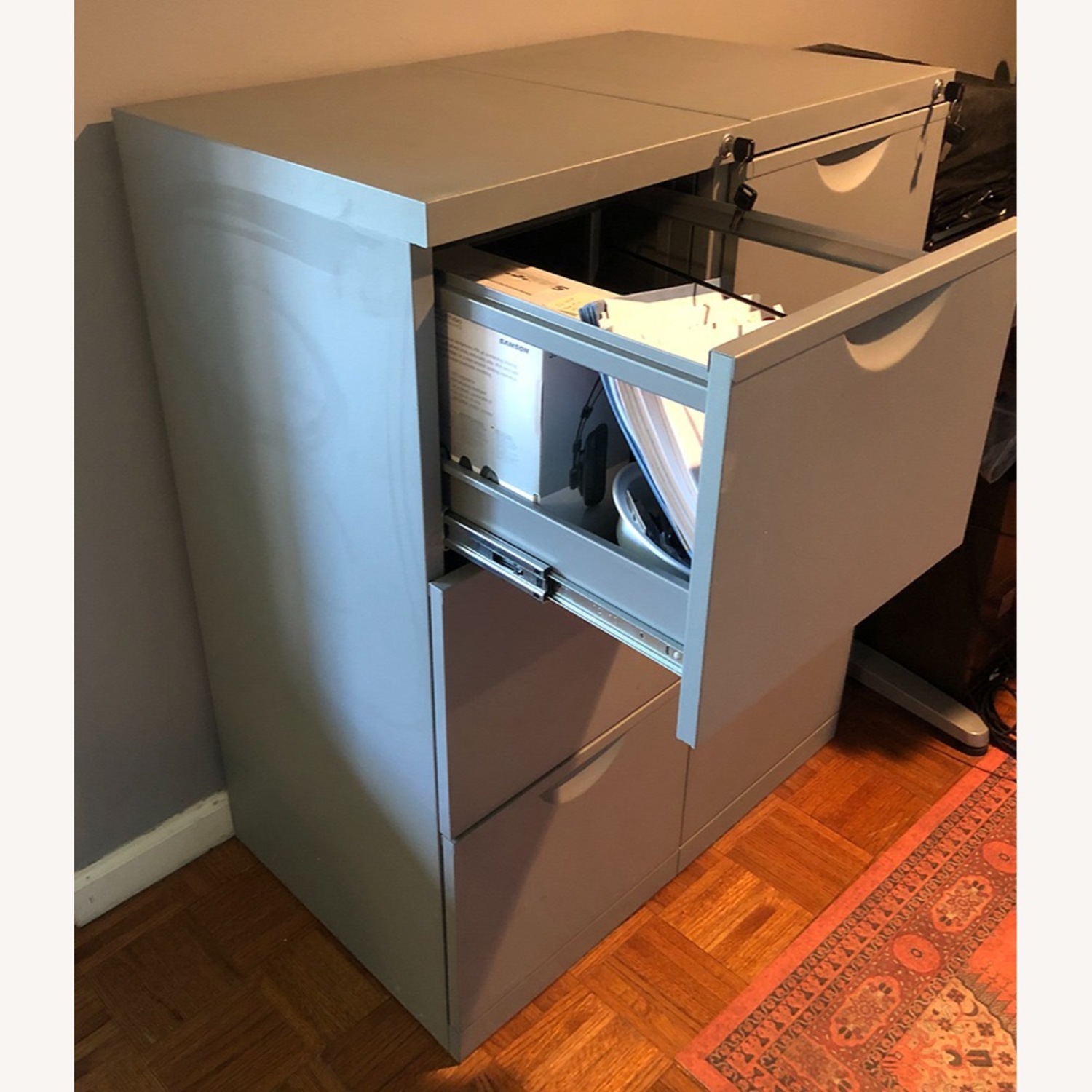 IKEA Erik Two File Cabinets - image-1