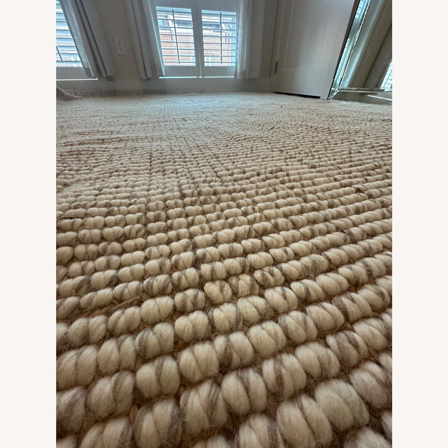 Pottery Barn Chunky Wool/Jute Rug - image-3