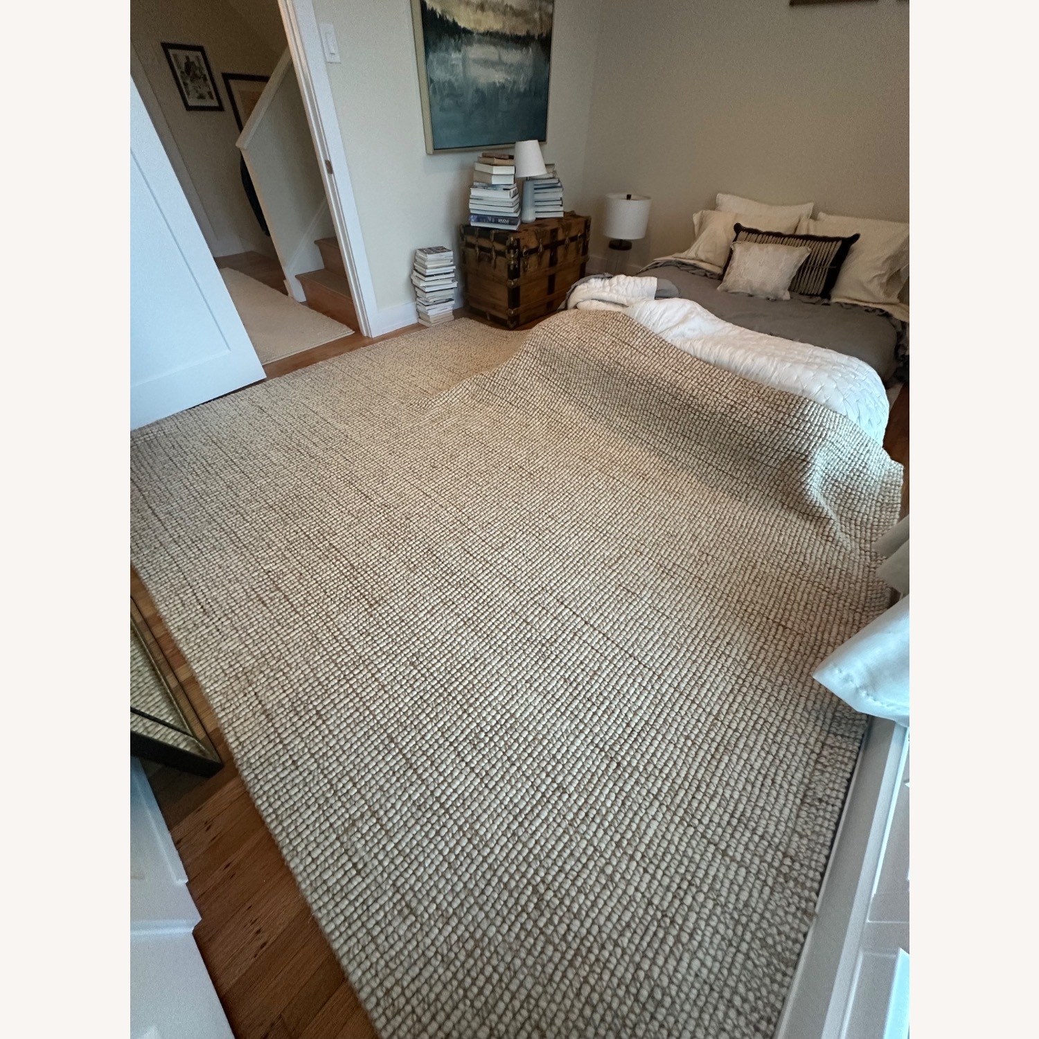 Pottery Barn Chunky Wool/Jute Rug - image-2