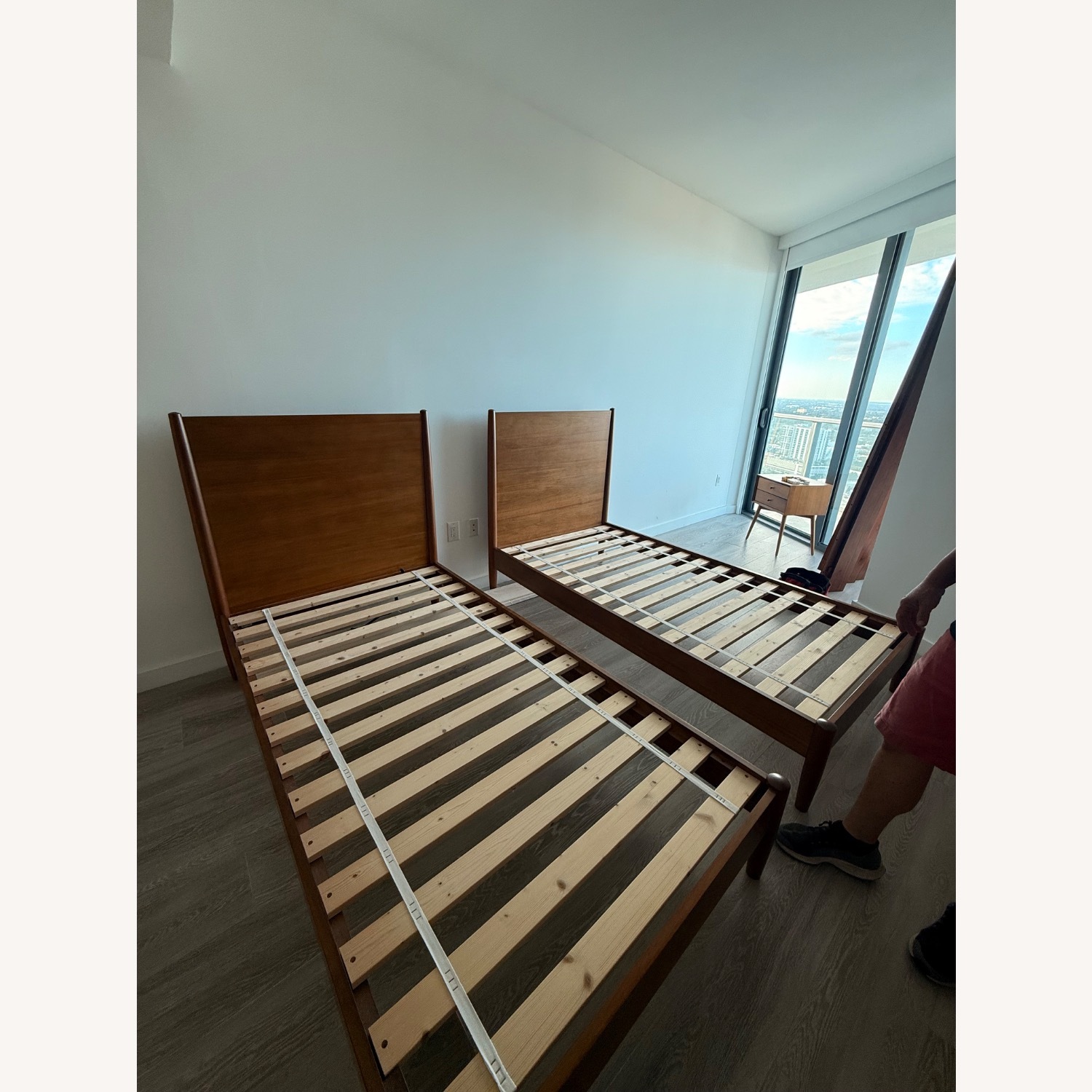 West Elm- 2 Twin Beds  - image-2