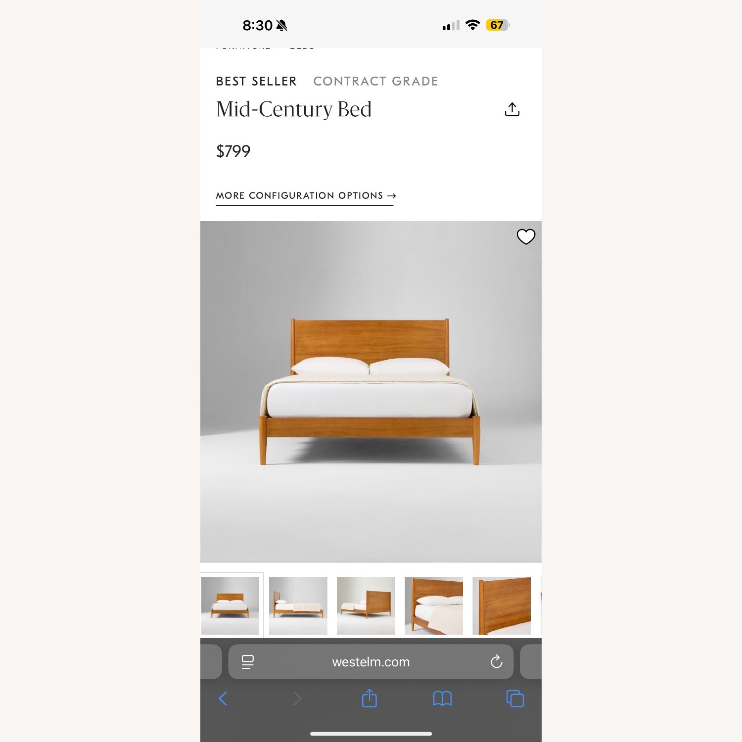 West Elm- 2 Twin Beds  - image-1