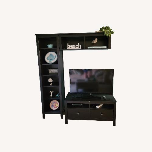 Used TV Table With Shelves for sale on AptDeco