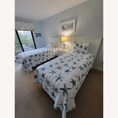 Used Vintage/Antique Finds White Twin Bed for sale on AptDeco