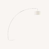 Ligne Roset Dimensions White Metal Floor Lamp