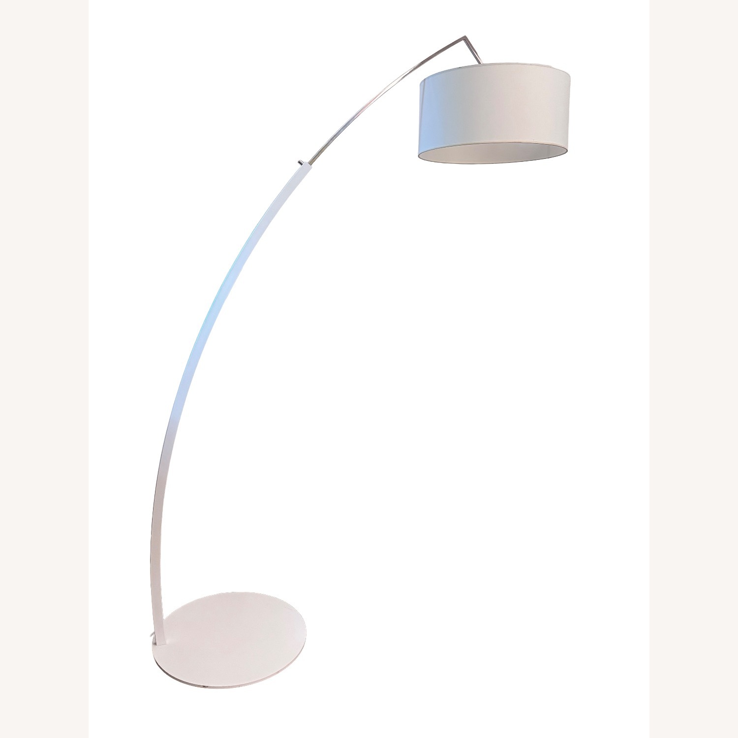 Ligne Roset Dimensions White Metal Floor Lamp - image-3