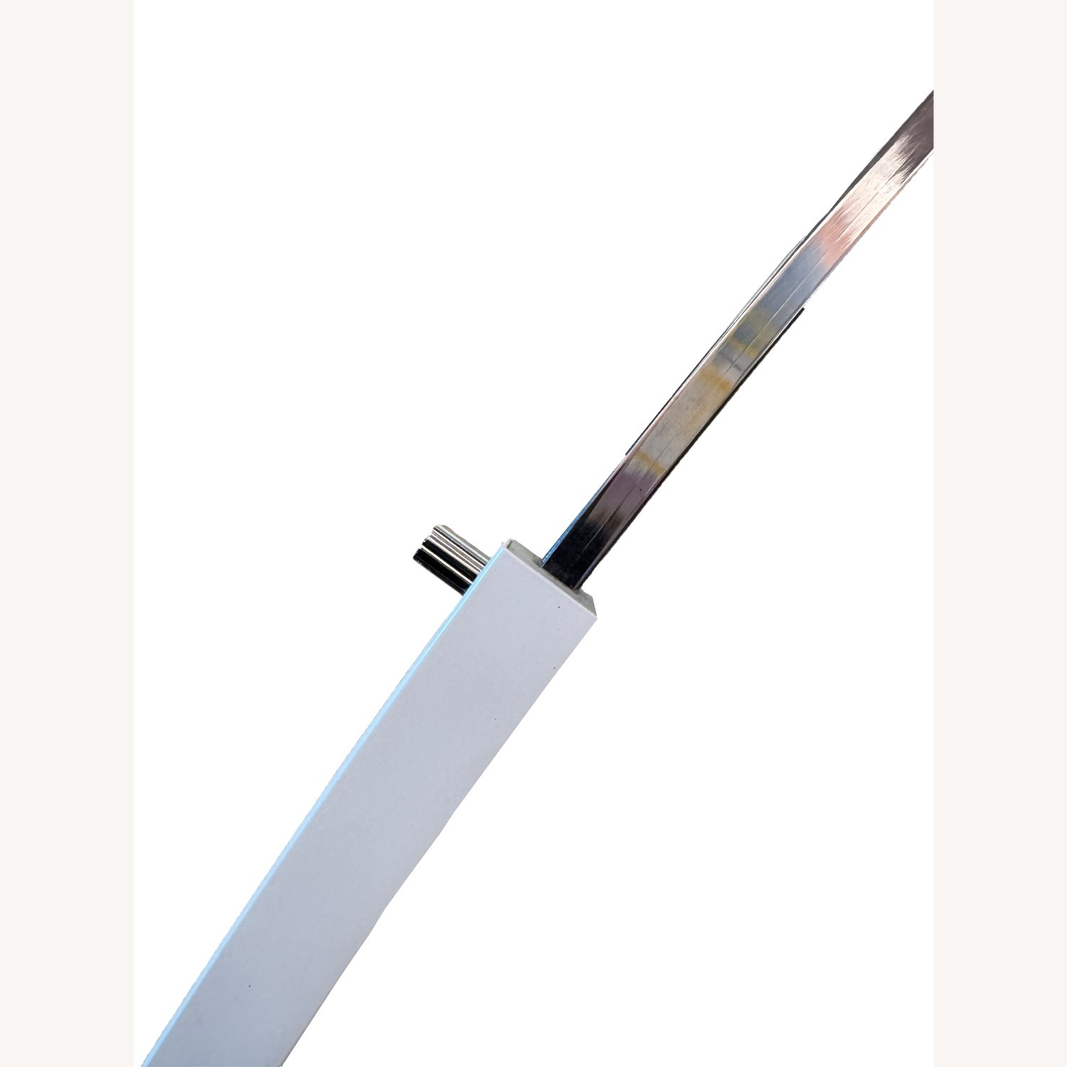 Ligne Roset Dimensions White Metal Floor Lamp - image-5