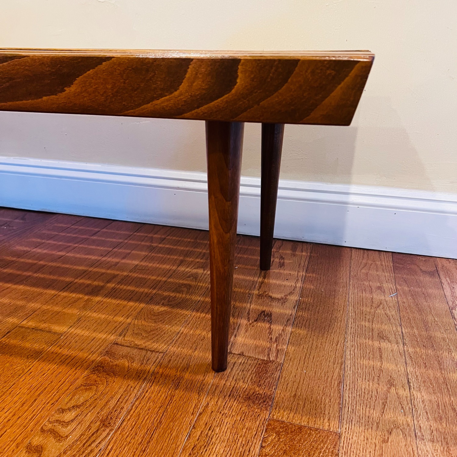 1960s Mid Century Slatted Bench Coffee Table  - image-10