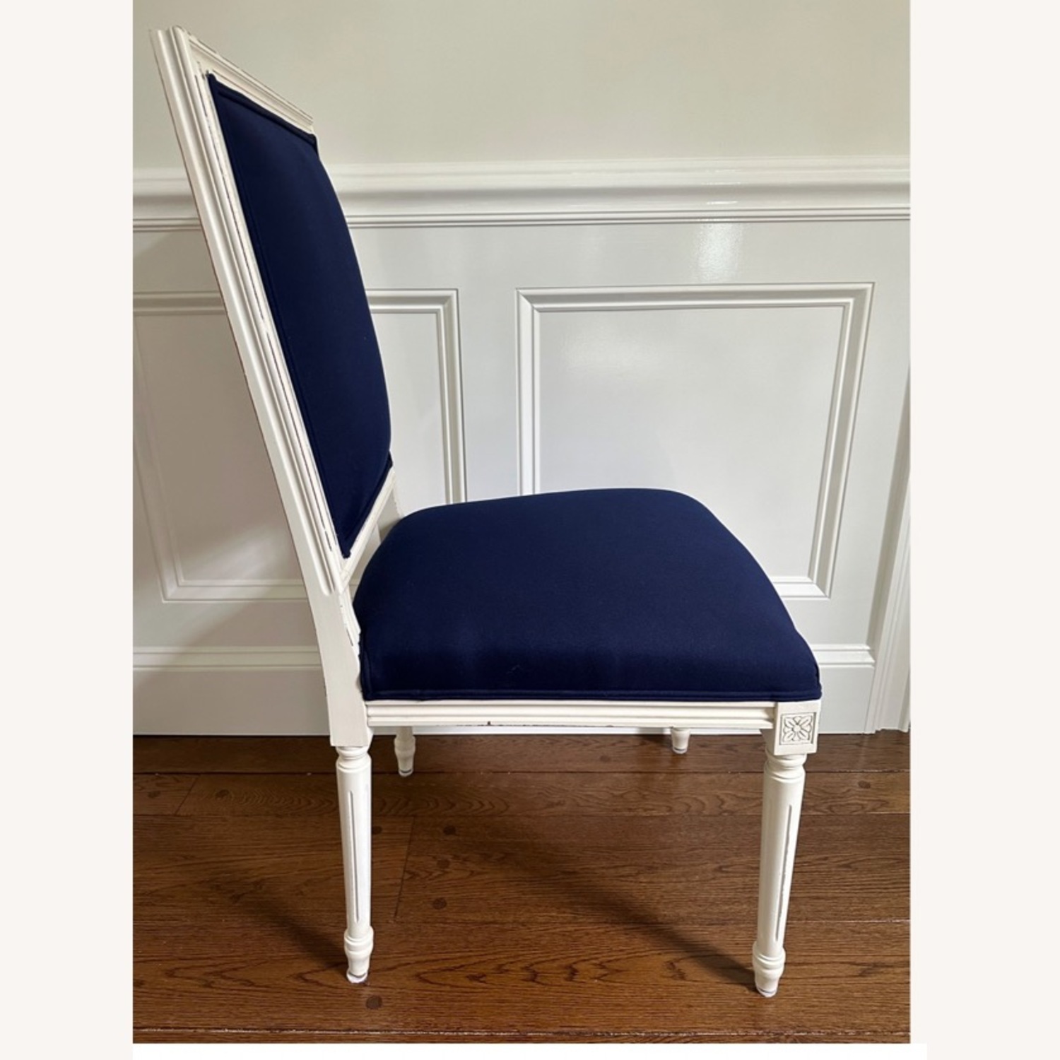 Ballard Designs White Wood Dining Chairs - image-2
