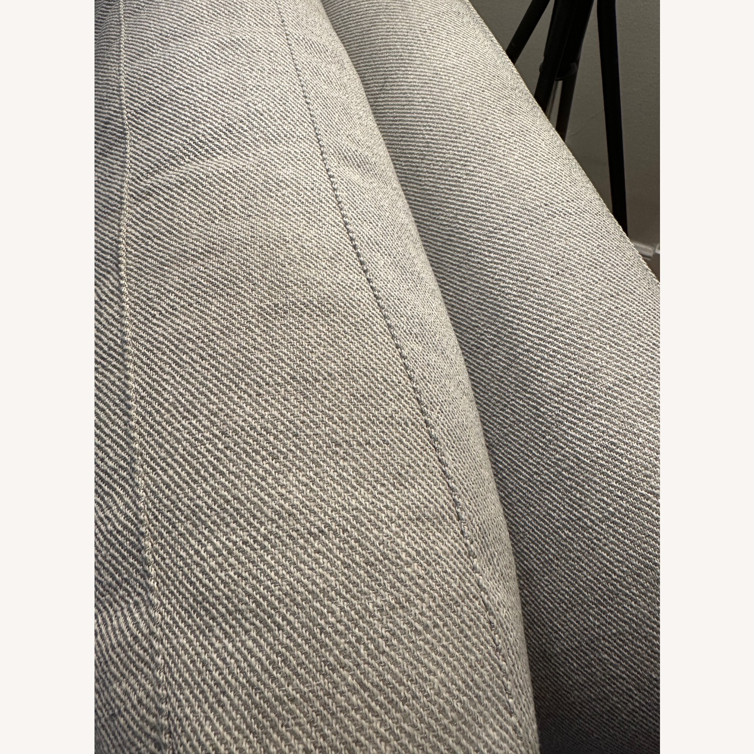 Crate & Barrel Axis Light Gray 2 Piece Sectional - image-5