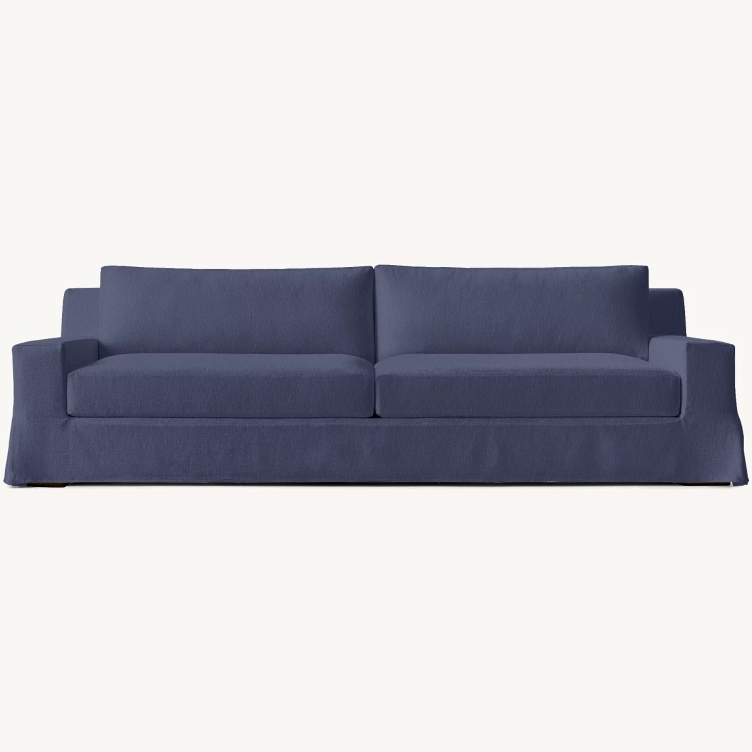 Restoration Hardware Light Gray 2 Seater Sofa - image-0