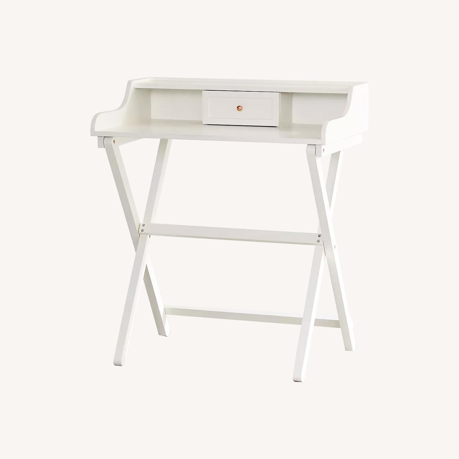Urban Outfitters Cory White Wood Desk - image-0