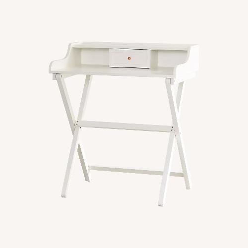 Used Urban Outfitters Cory White Wood Desk for sale on AptDeco