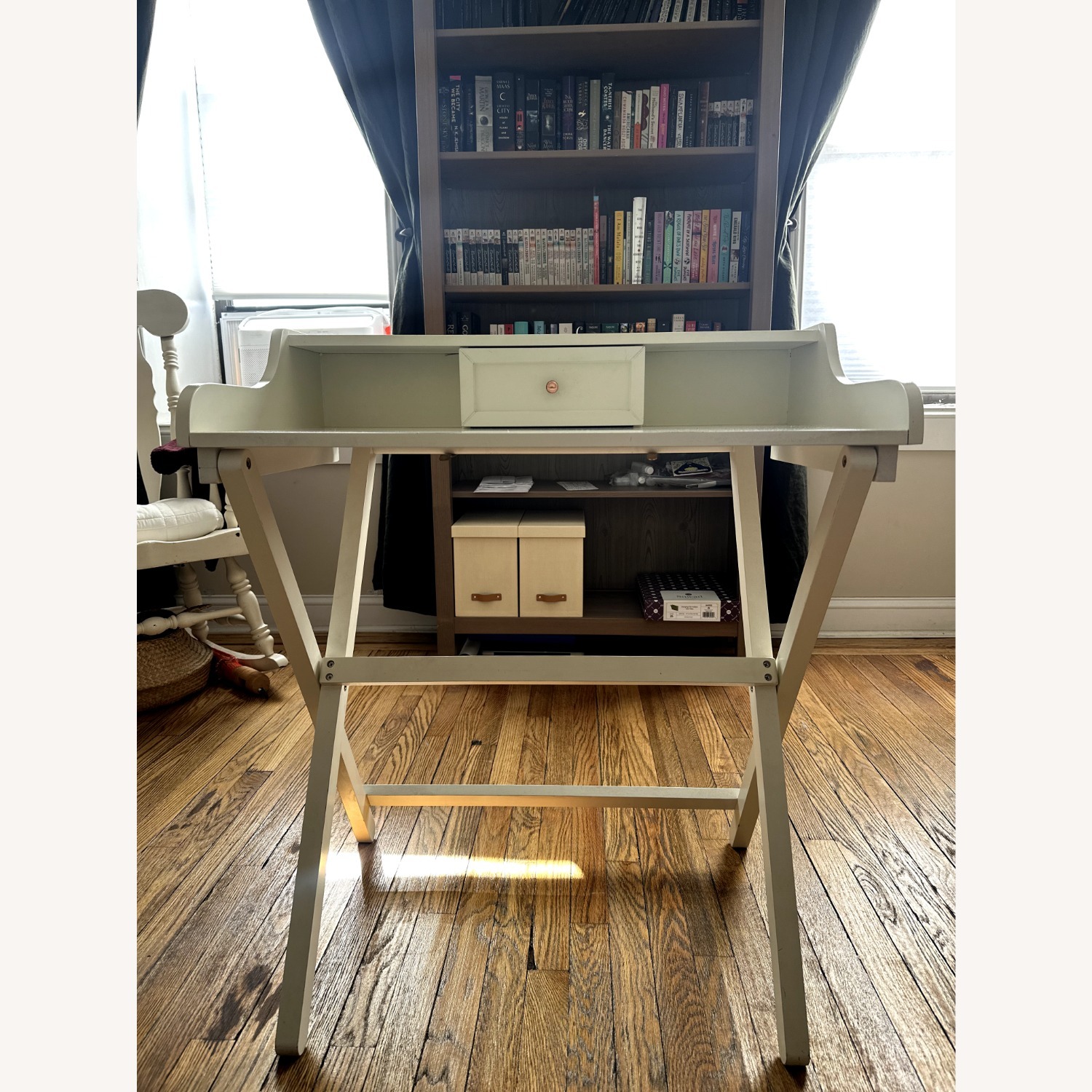 Urban Outfitters Cory White Wood Desk - image-1