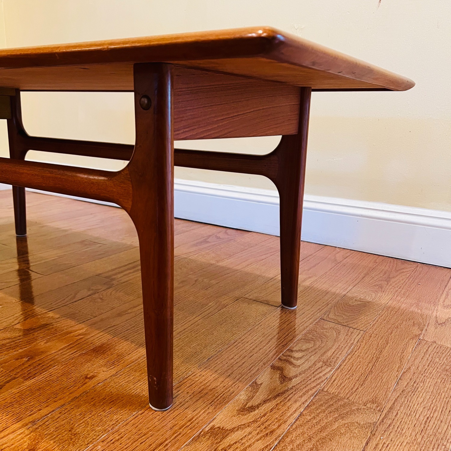  Mid Century Trioh Danish Teak Coffee Table 1960s - image-9