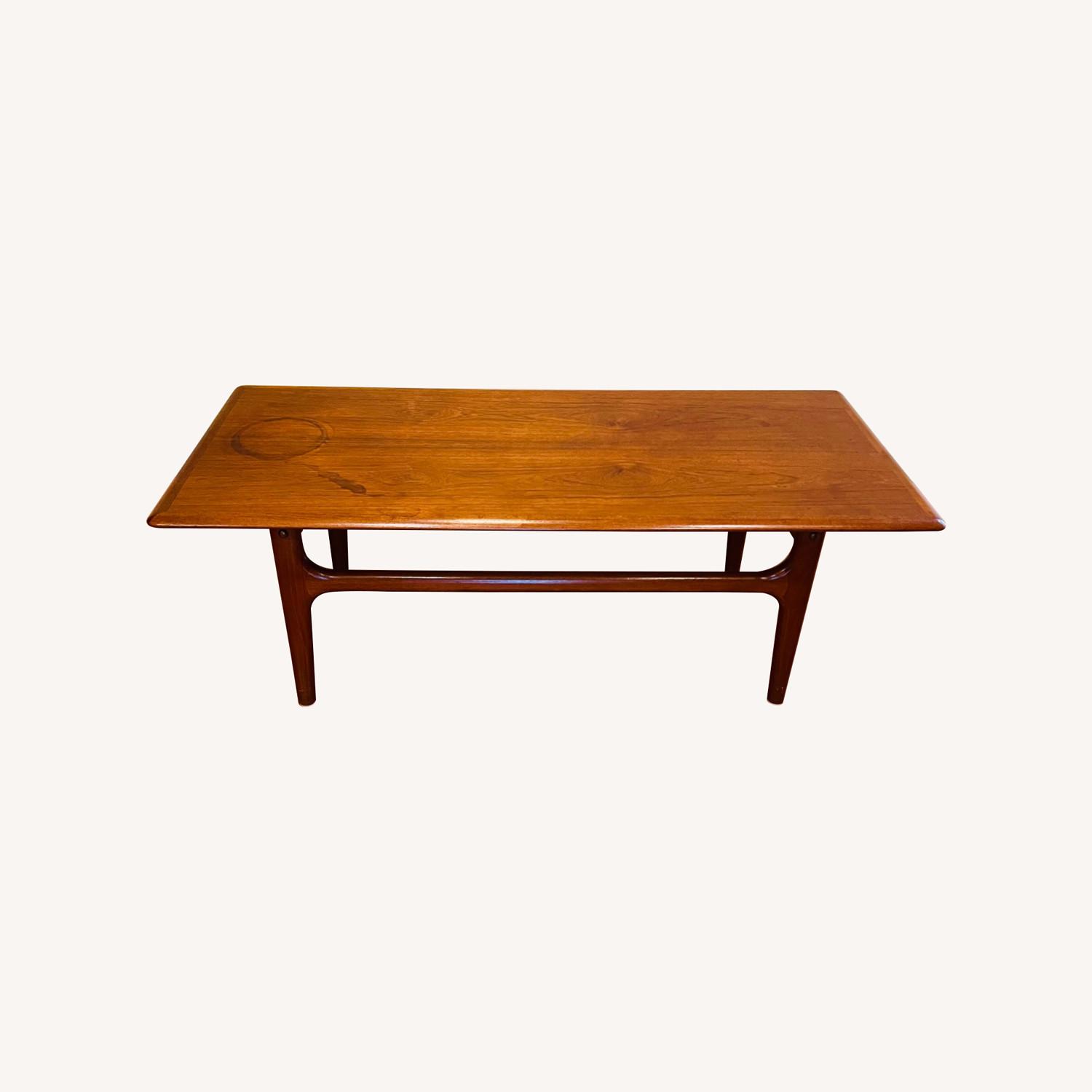  Mid Century Trioh Danish Teak Coffee Table 1960s - image-0
