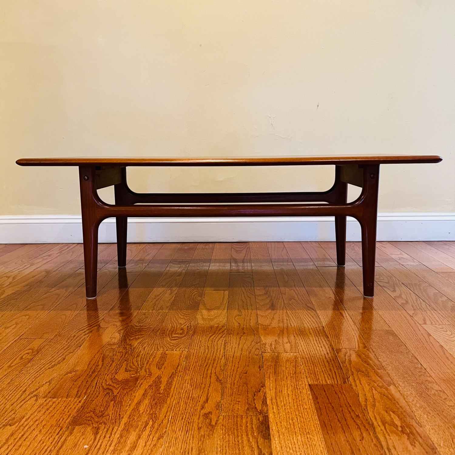  Mid Century Trioh Danish Teak Coffee Table 1960s - image-3