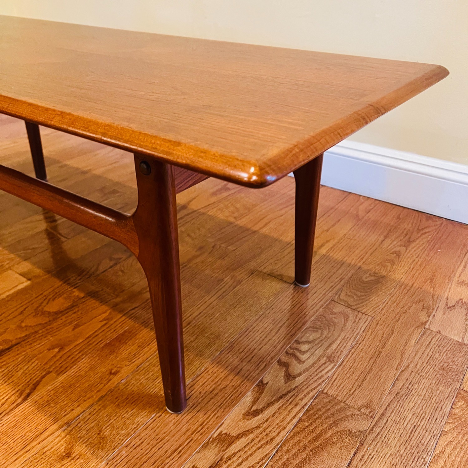  Mid Century Trioh Danish Teak Coffee Table 1960s - image-8