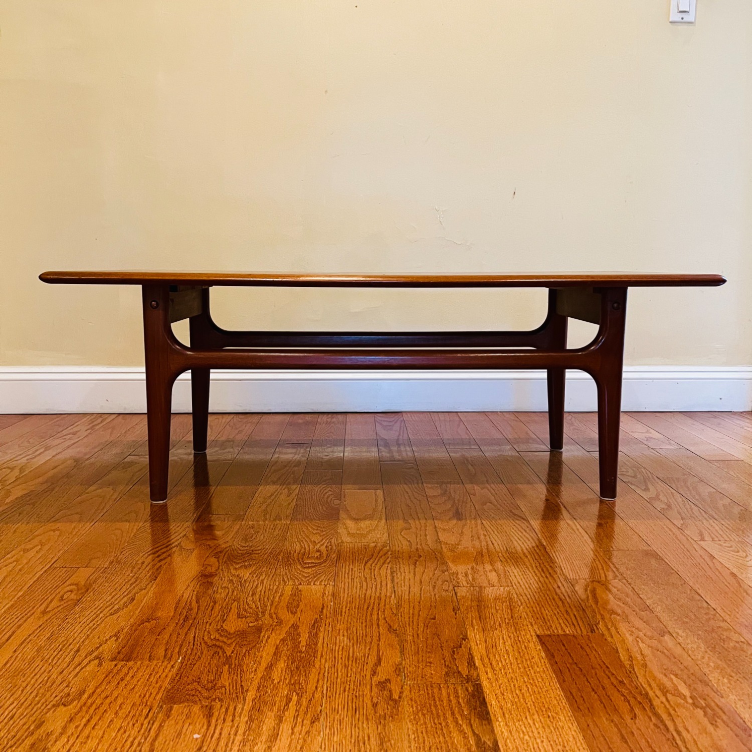  Mid Century Trioh Danish Teak Coffee Table 1960s - image-11