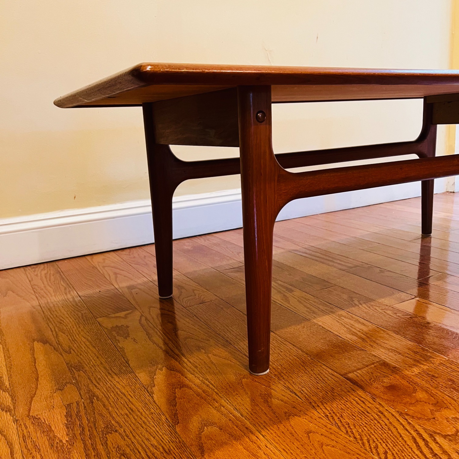  Mid Century Trioh Danish Teak Coffee Table 1960s - image-10