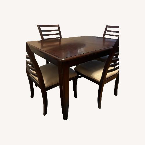 Used Bob's Discount Furniture Dark Brown Dining Sets for sale on AptDeco