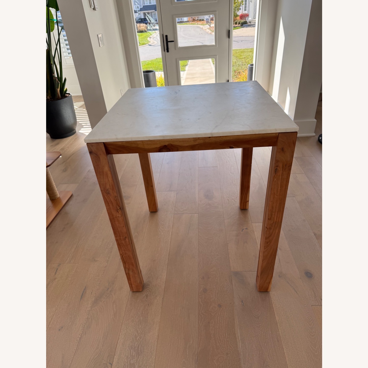 CB2 Palate Marble Table 36” - image-2