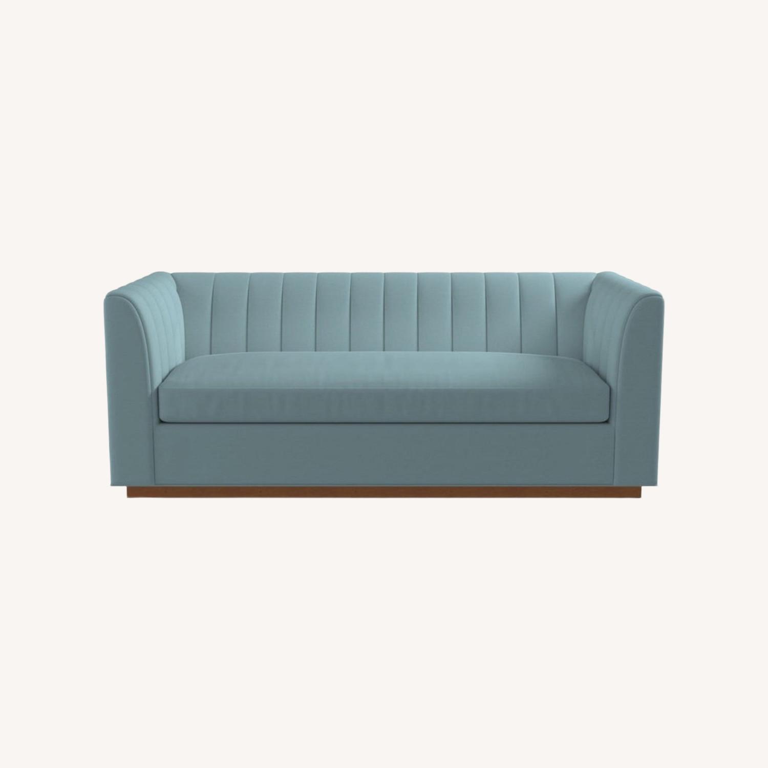 Apt2b Nora Blue Sleeper Sofa - image-0