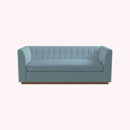 Used Apt2b Nora Blue Sleeper Sofa for sale on AptDeco