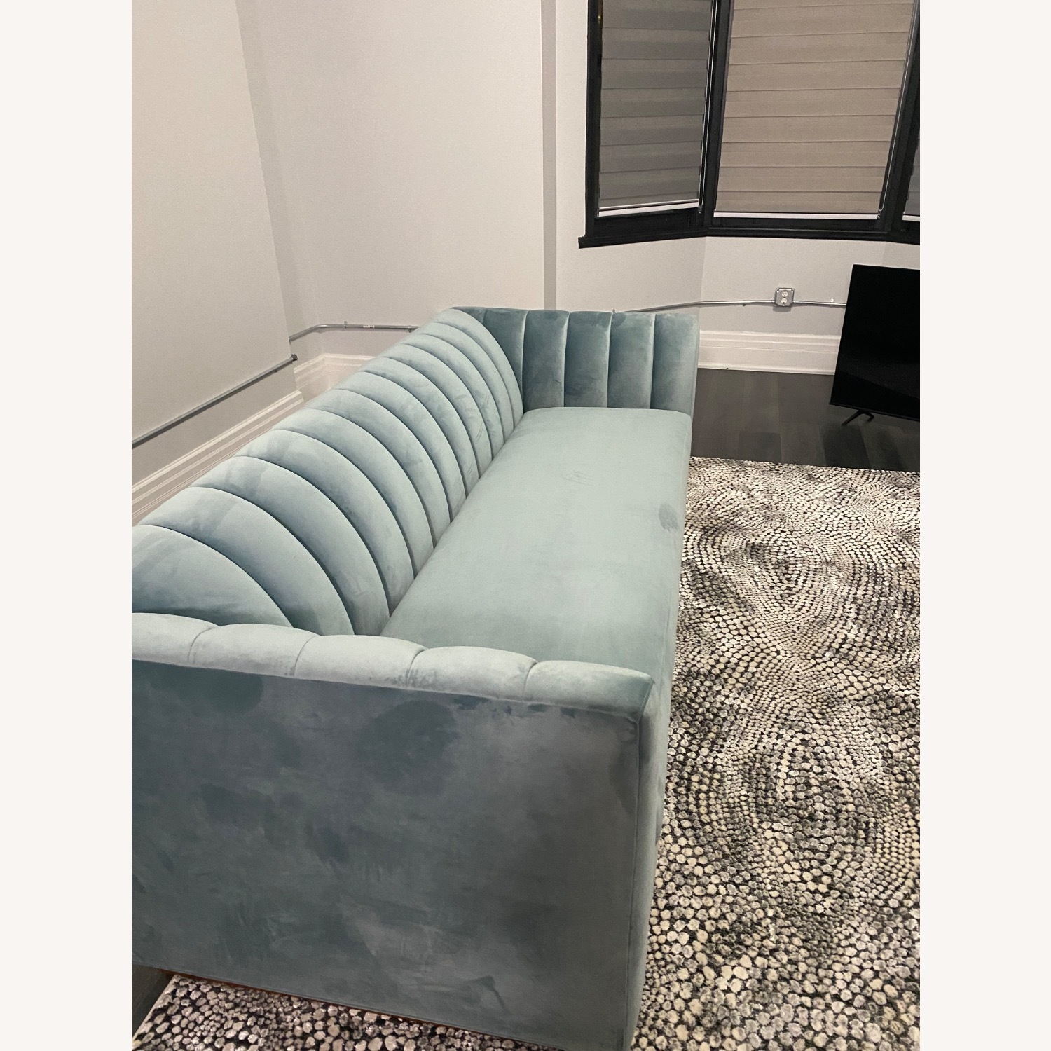 Apt2b Nora Blue Sleeper Sofa - image-7