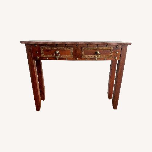 Used Pier 1 Imports Heera Wood Side Table for sale on AptDeco