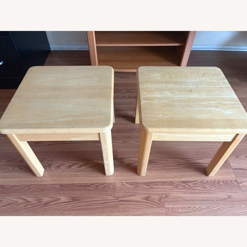 Used Vintage/Antique Light Brown Coffee Table for sale on AptDeco