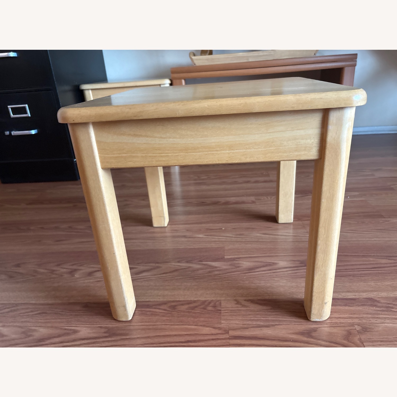 Vintage/Antique Light Brown Coffee Table - image-2