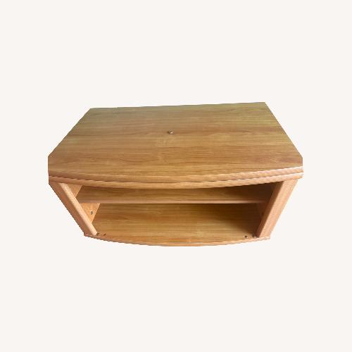 Used Vintage/Antique Dark Brown Wood Play Table for sale on AptDeco