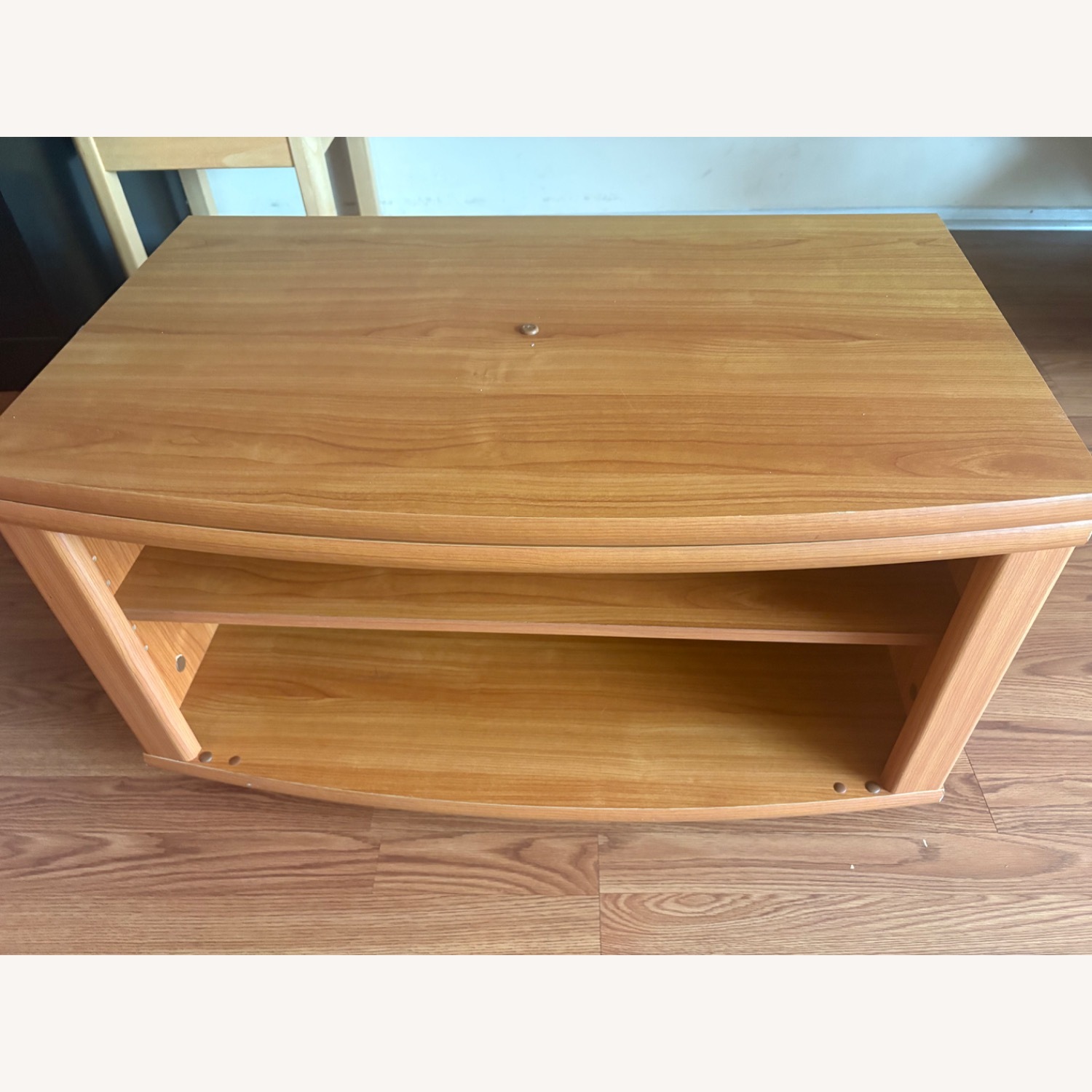 Vintage/Antique Dark Brown Wood Play Table - image-3