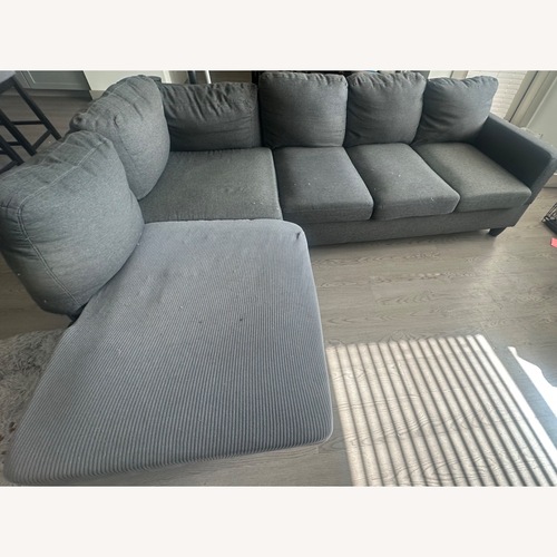 Used Wayfair Dark Gray 3+ Piece Sectional for sale on AptDeco