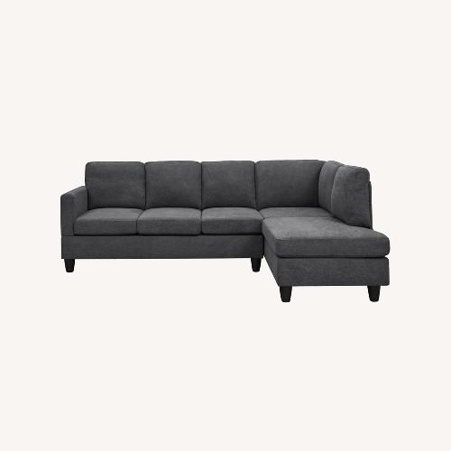 Used Wayfair Dark Gray 3+ Piece Sectional for sale on AptDeco