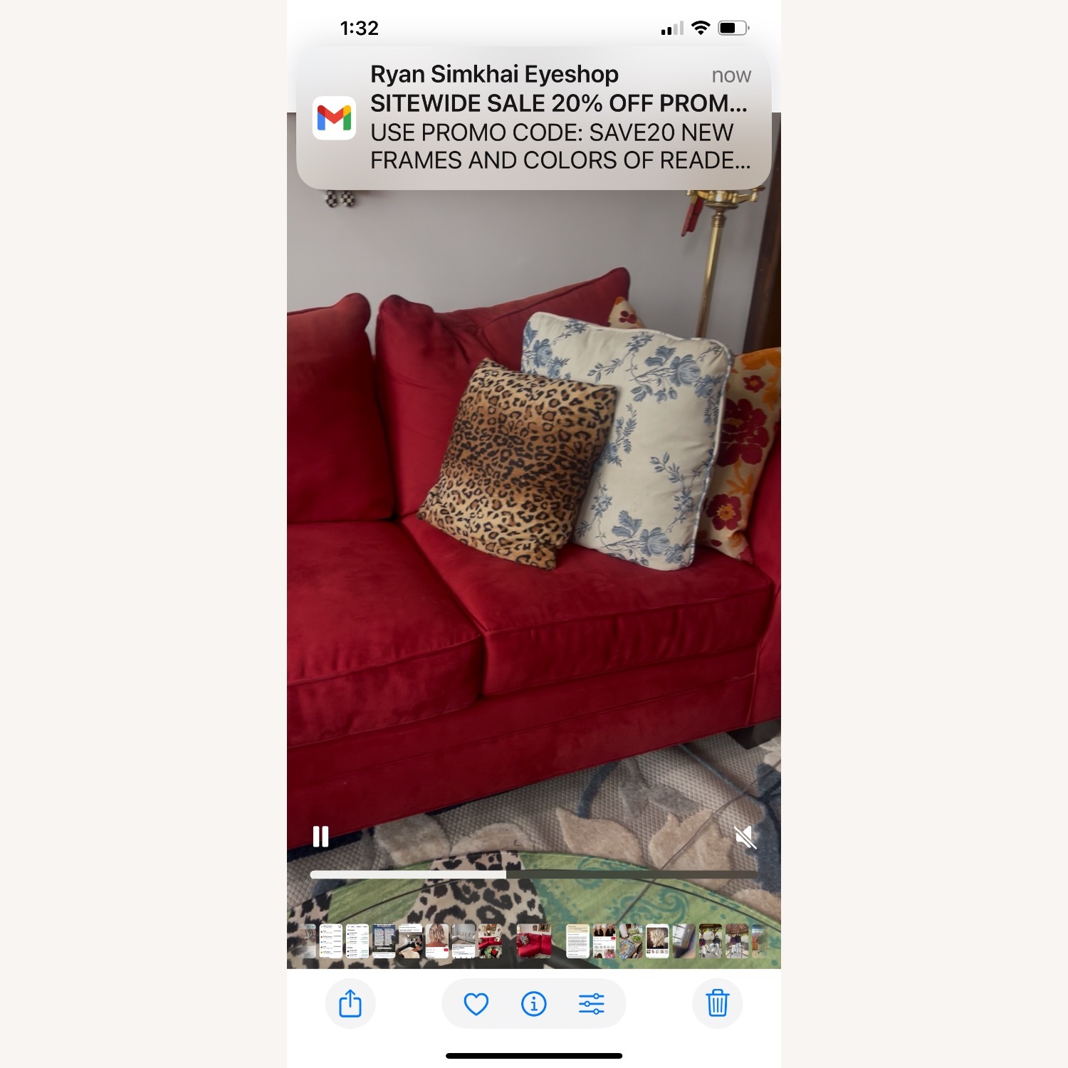 Raymour & Flanigan Cuddler Sectional - image-3