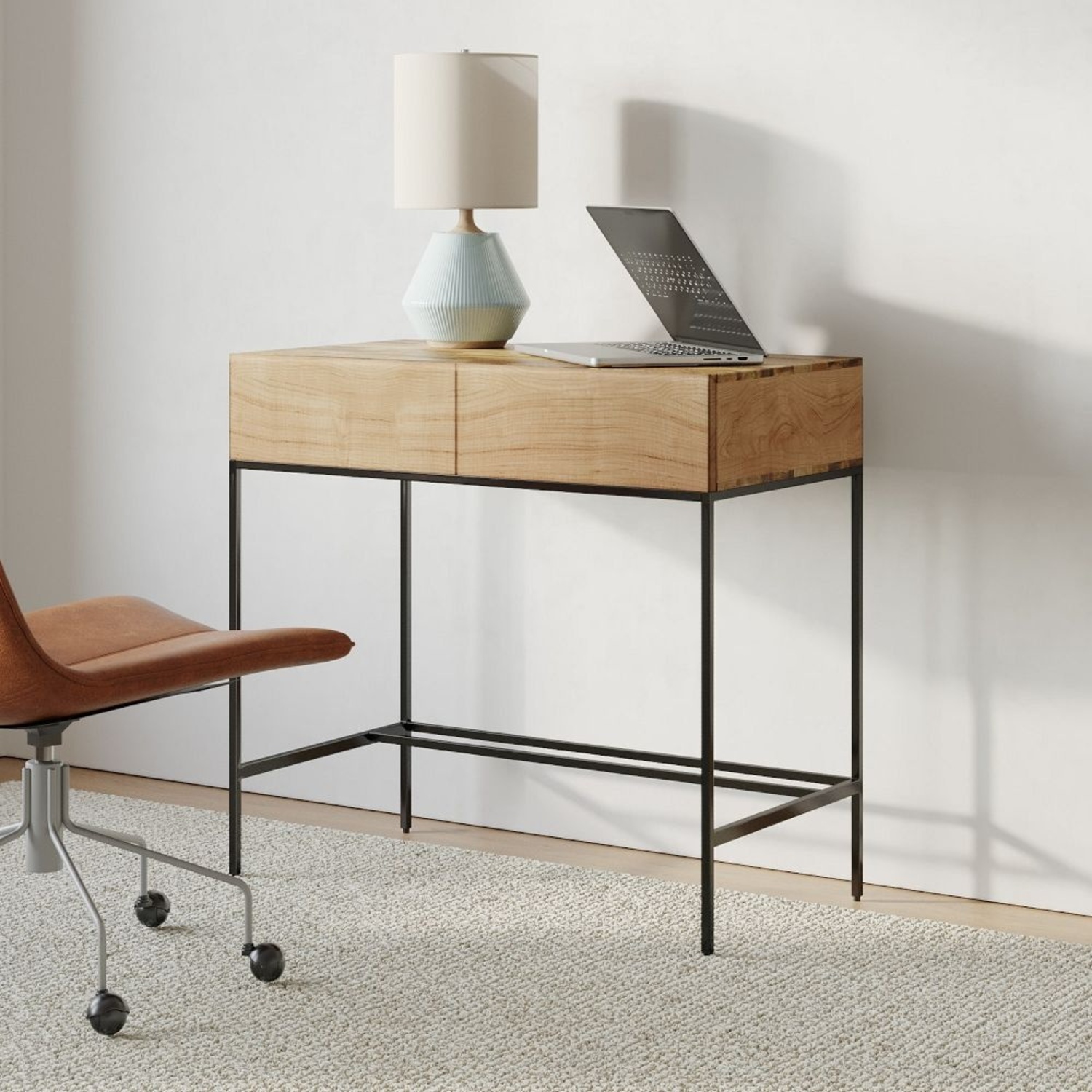 West Elm Industrial Storage Mini Desk (30") - image-4