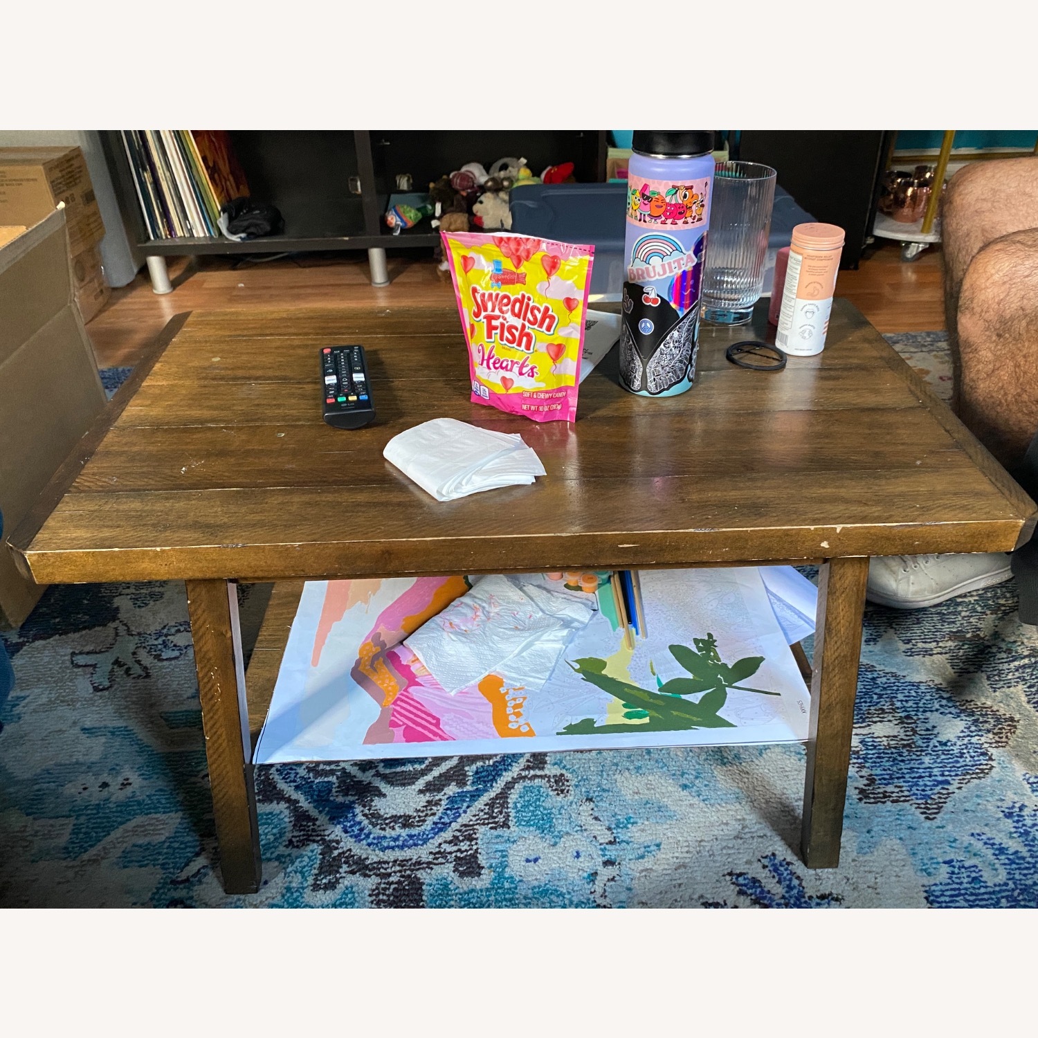 West Elm Natural Coffee Table - image-2