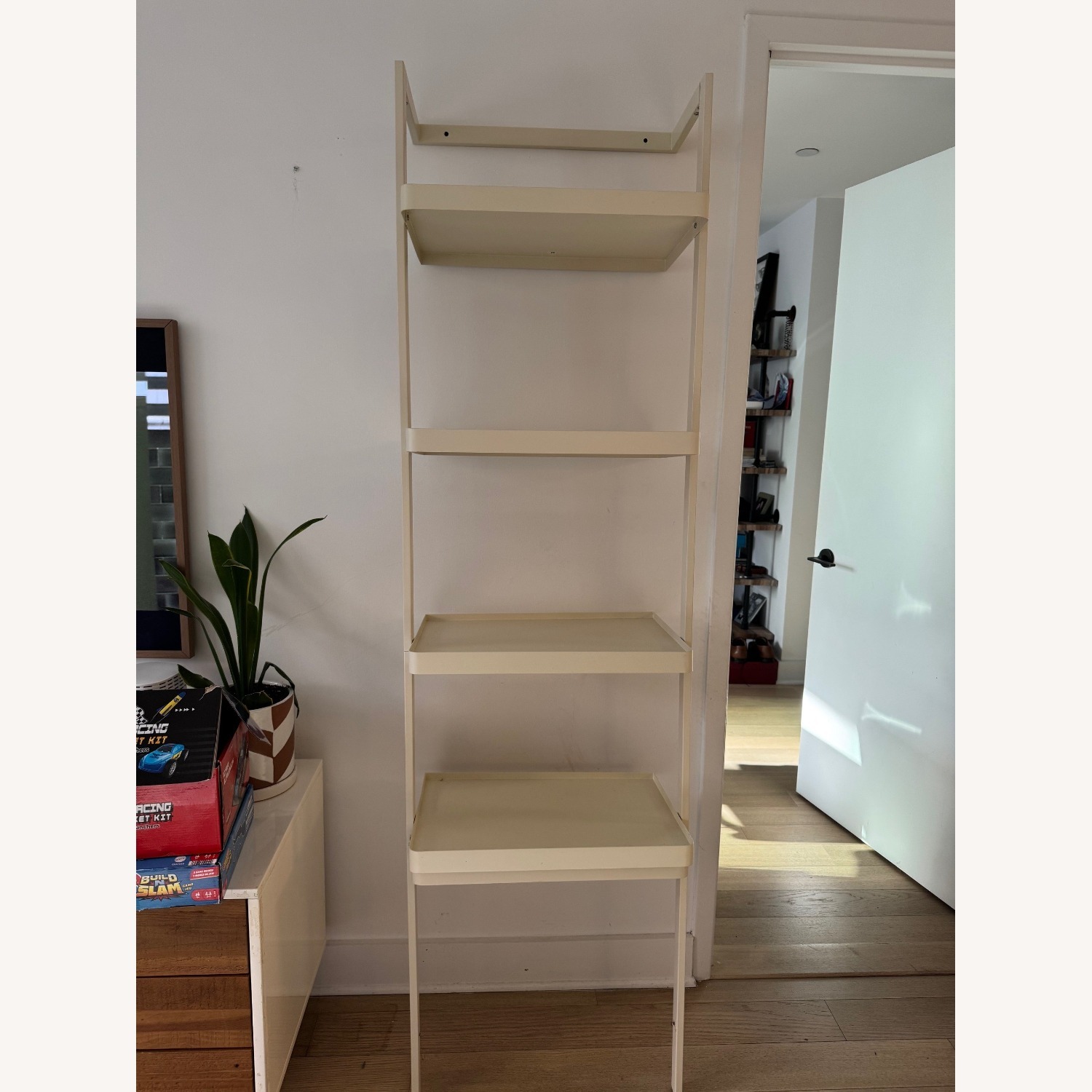 West Elm Blaine Shelf Unit in Cream - image-1