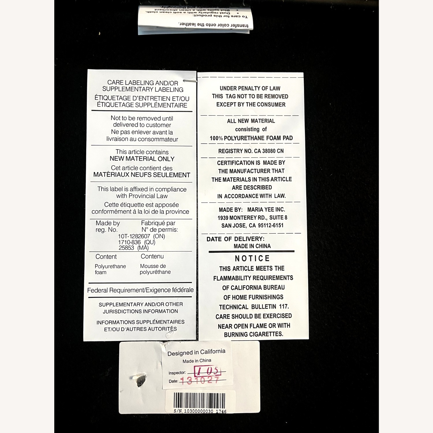 Crate & Barrel Dark Brown Leather Counter Stools - image-4