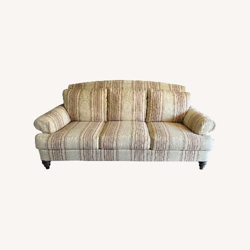 Used Ethan Allen Hyde Natural Fabric 3+ Seater Sofa for sale on AptDeco