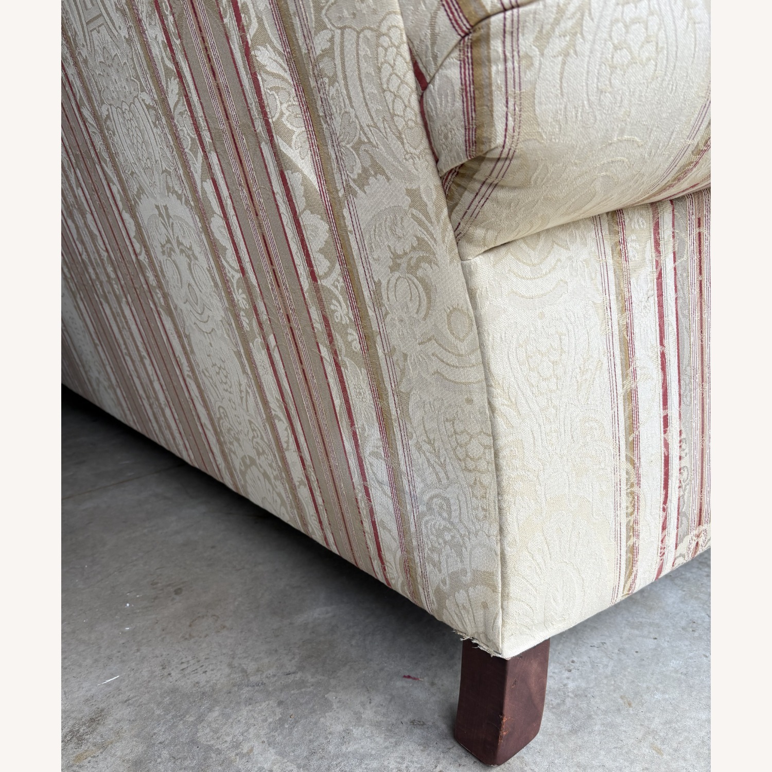 Ethan Allen Hyde Natural Fabric 3+ Seater Sofa - image-4