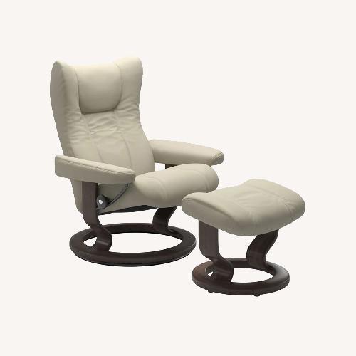 Used Vintage Ekornes Stressless Chair & Ottoman for sale on AptDeco