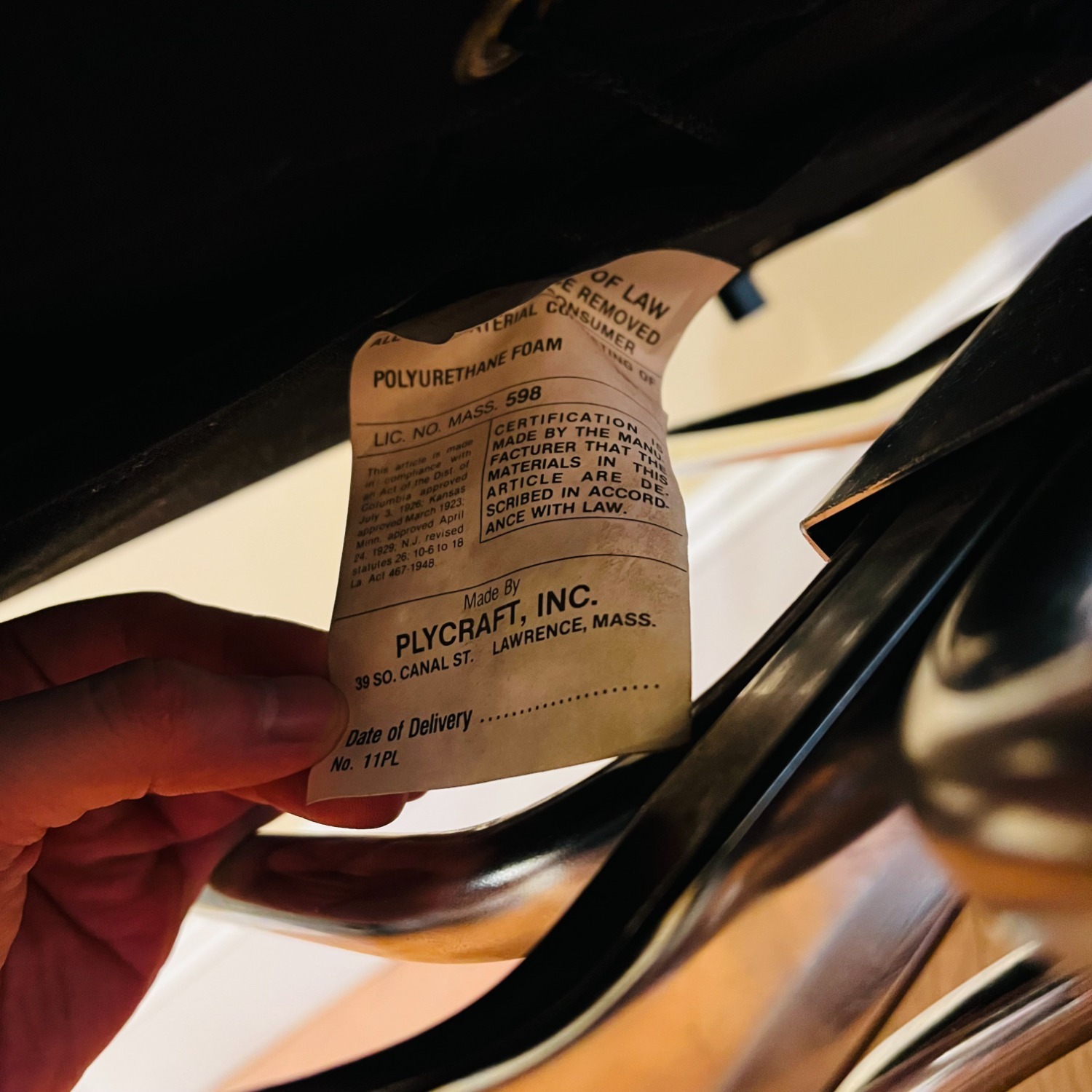 Vintage Plycraft Lounge Chair & Ottoman - image-14