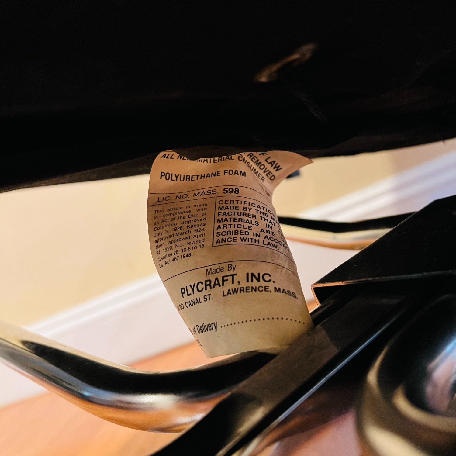 Vintage Plycraft Lounge Chair & Ottoman - image-13