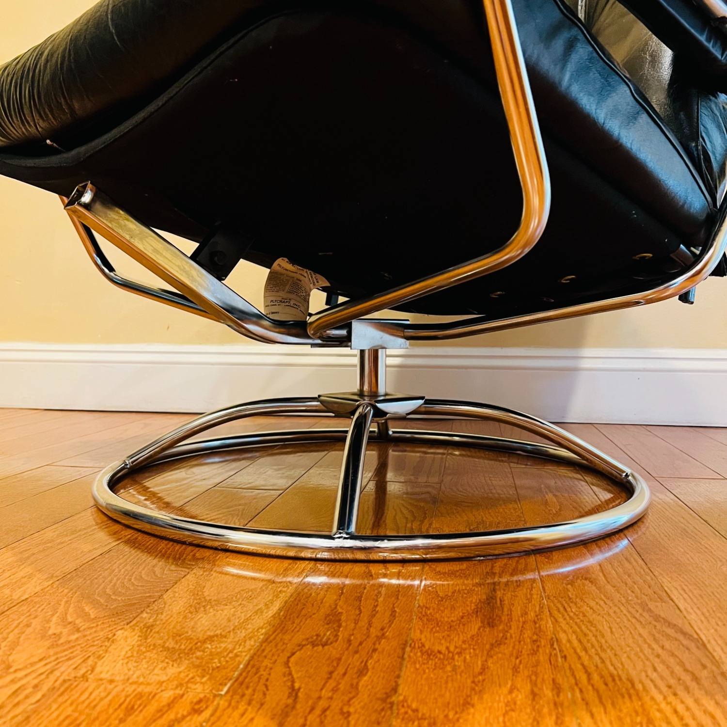 Vintage Plycraft Lounge Chair & Ottoman - image-15