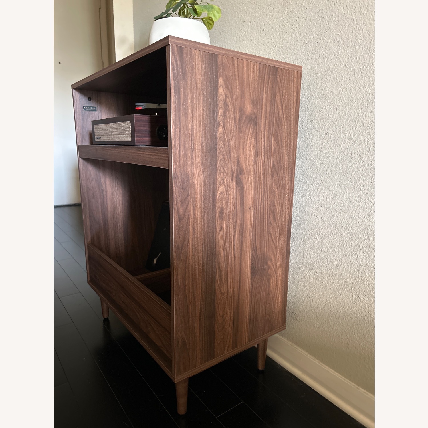 Crosley Liam Record Player Stand, Walnut  - image-3