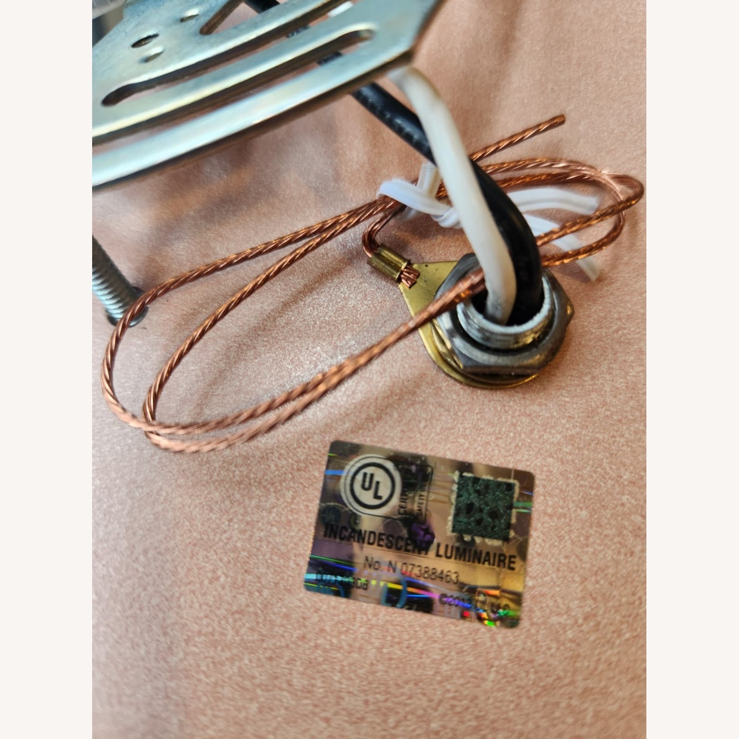 Luminaire Pink Metal Wall Lamp - image-2